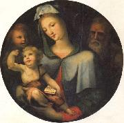 Domenico Beccafumi The Holy Family with the Young St.John Spain oil painting artist